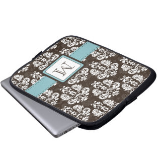 Hänger lös den damastast laptop sleeve för den