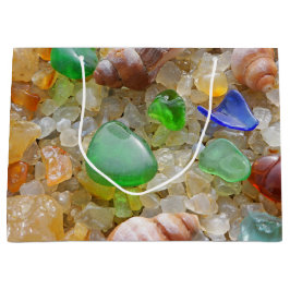 Hänger lös den gröna Seaglass för blått gåvan
