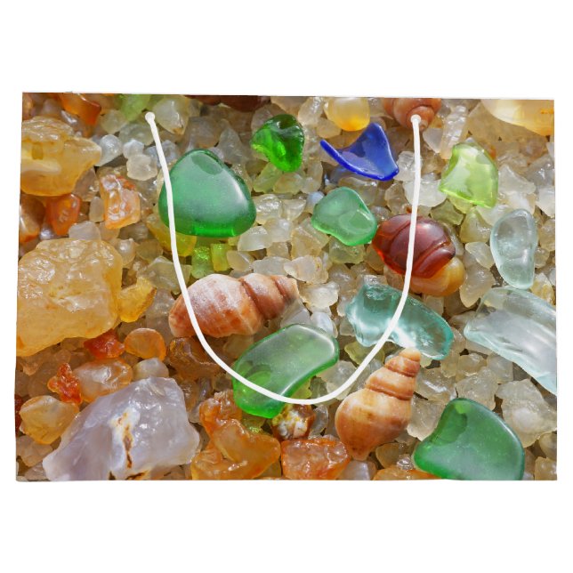 Hänger lös den gröna Seaglass för blått gåvan (Baksidan)