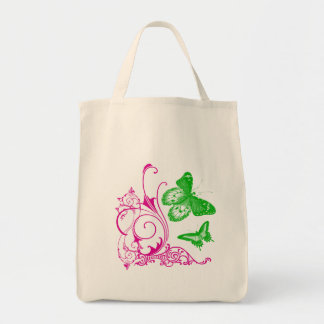 Hänger lös den organiska totot för fjärilsblått tygkasse