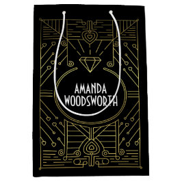 Hänger lös den svart och guld- gåvan för art