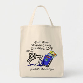 Hänger lös den Themed livsmedeltotot för kryssning Tygkasse