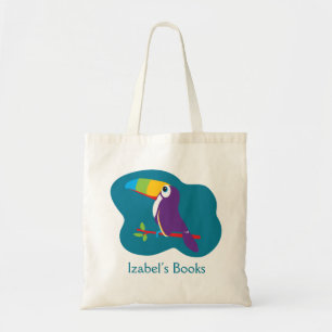 Hänger lös det toucan grafikbibliotek för ungar tygkasse