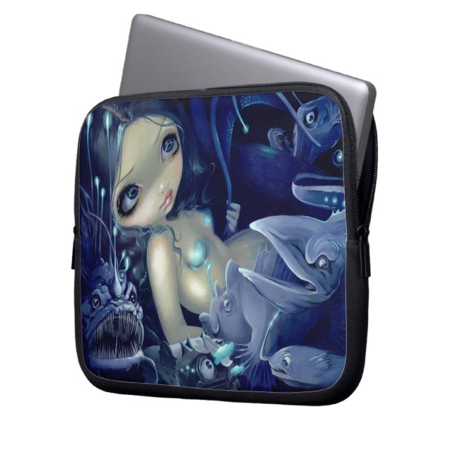 Hänger lös elektronik "i för avgrunden" laptop fodral (Framsidan Vänster)