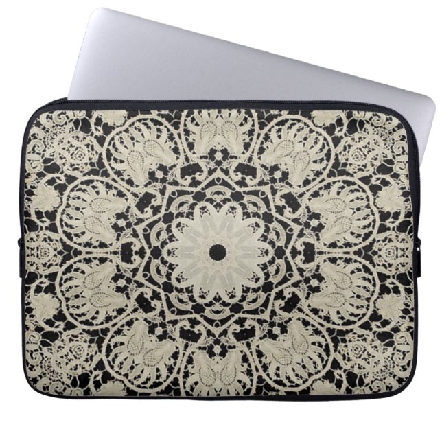Hänger lös Filigree snöreelektronik för europé Laptop Fodral (Framsidan)