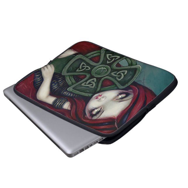 "Hänger lös konstigt ensam" elektronik Laptop Sleeve (Framre botten)