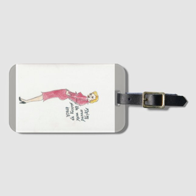 "Hänger lös övre sopor för flygvärld Bagagebricka (Framsida horisontal)