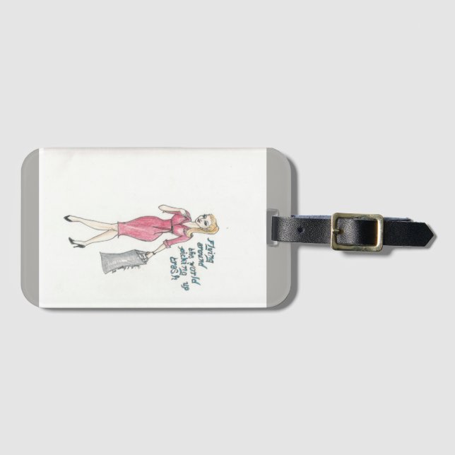 "Hänger lös övre sopor för flygvärld Bagagebricka (Framsida horisontal)