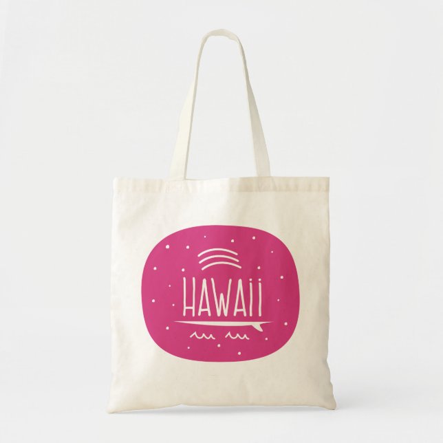 "Hänger lös regnbågesurfingbrädan Hawaii" Tygkasse (Framsidan)