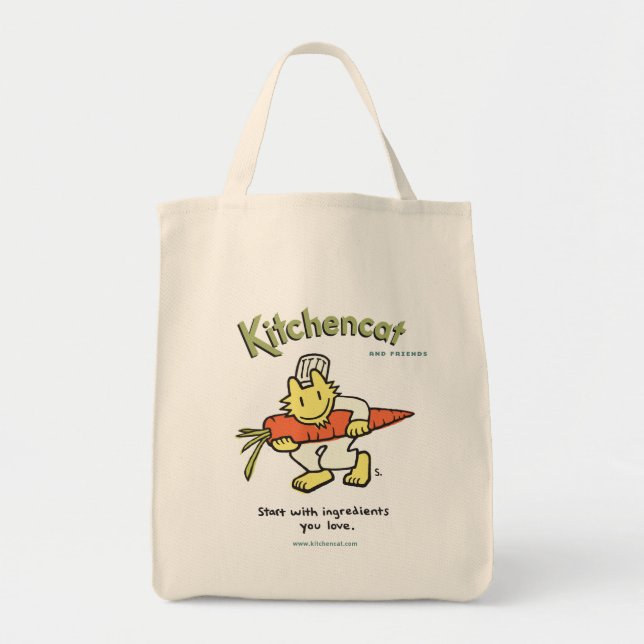 "Hänger lös starten med ingredienser som du Tygkasse (Framsidan)