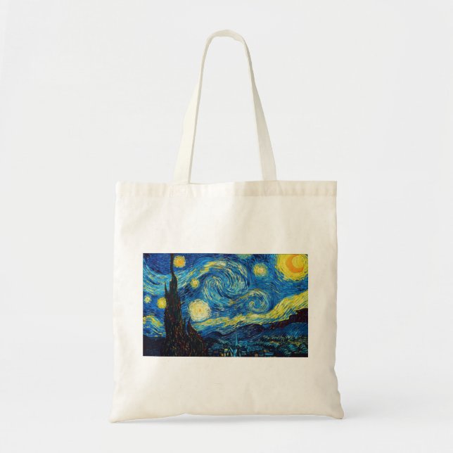 Hänger lös totot Van Gogh för den Starry natten Tygkasse (Framsidan)