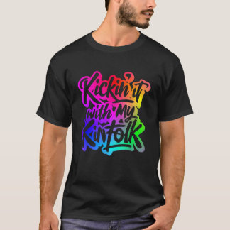 Hänger Löst Med Min Släkt Funny Familjeåterförenin T Shirt