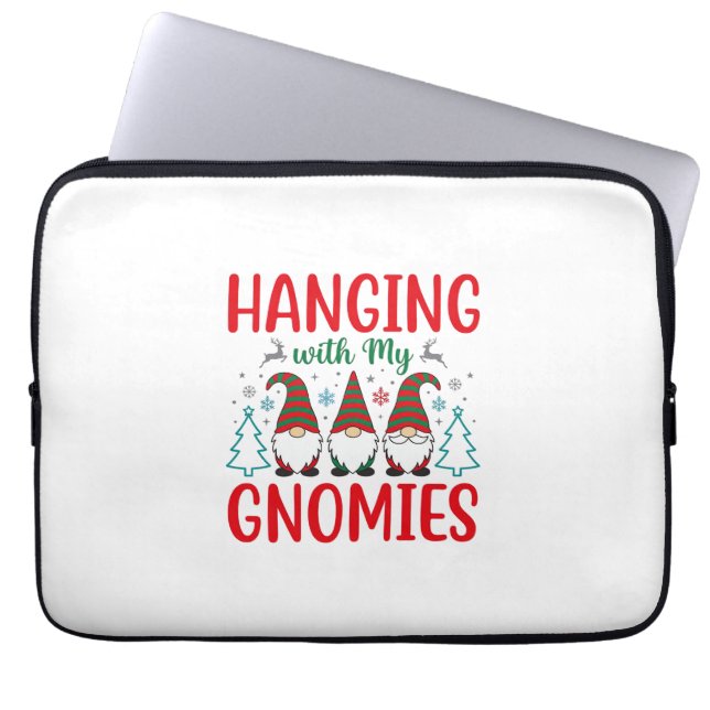 Hänger Med Min Gnom Jul Tomte Laptop Fodral (Framsidan)