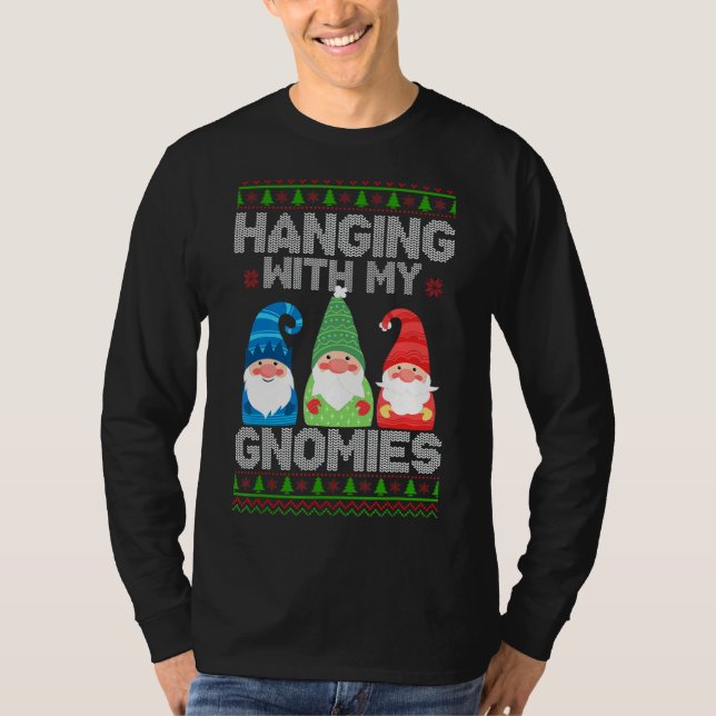 Hänger med mina gnomer t shirt (Framsida)