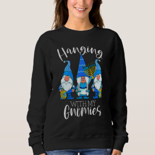 Hänger med mina Tomtar Hanukkah Judiska Tomtar Cha T Shirt