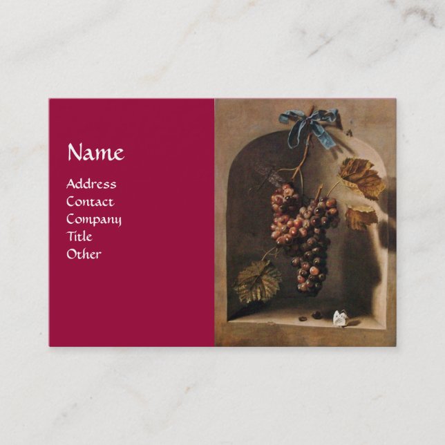 HANGERADE DRUVOR RUSTISKA VINEYARD,VINERY,VITIKULT VISITKORT (Framsida)