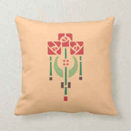 Hängeron stencilerar kudde