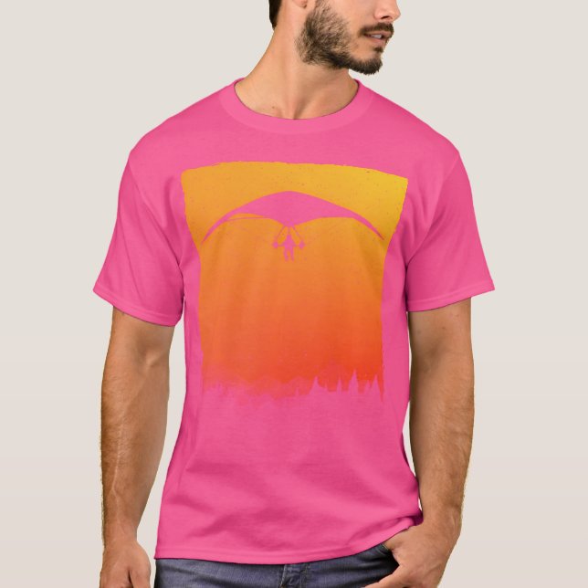 Hängglidare Hängglidning Enthusiast T Shirt (Framsida)