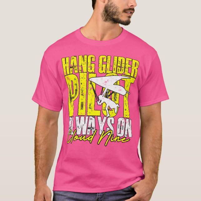 Hängglidning Hängglidare Hängglidning T Shirt (Framsida)