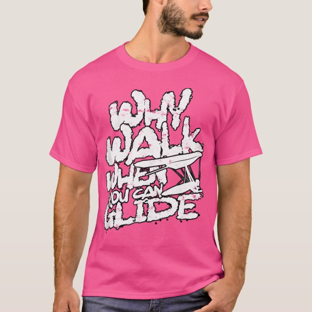 Hängglidning Hängglidare Hängglidning T Shirt (Framsida)