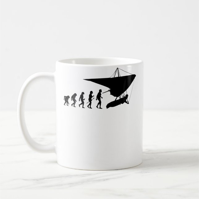 Hangglidningens Evolution Kaffemugg (Vänster)