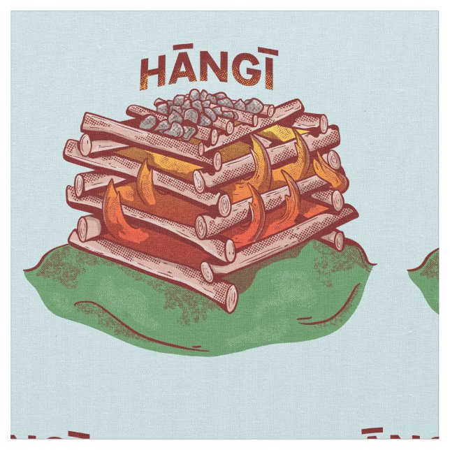 Hangi Maori Cooking Food Kai Tyg (Närbild)