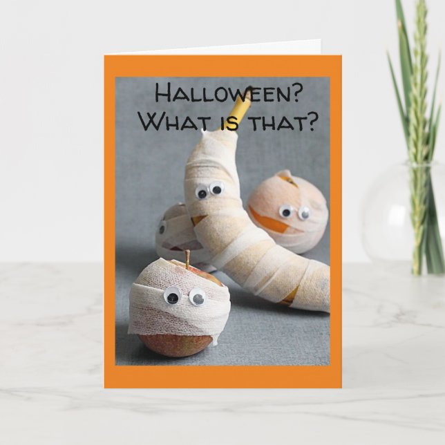 HÄNGIN FÖR ATT SÄGA "BOO & GRATTIS PÅ FÖDELSEDAGEN KORT (Framsida)