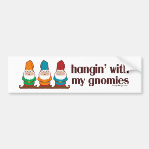 Hangin med min Gnomies Bildekal
