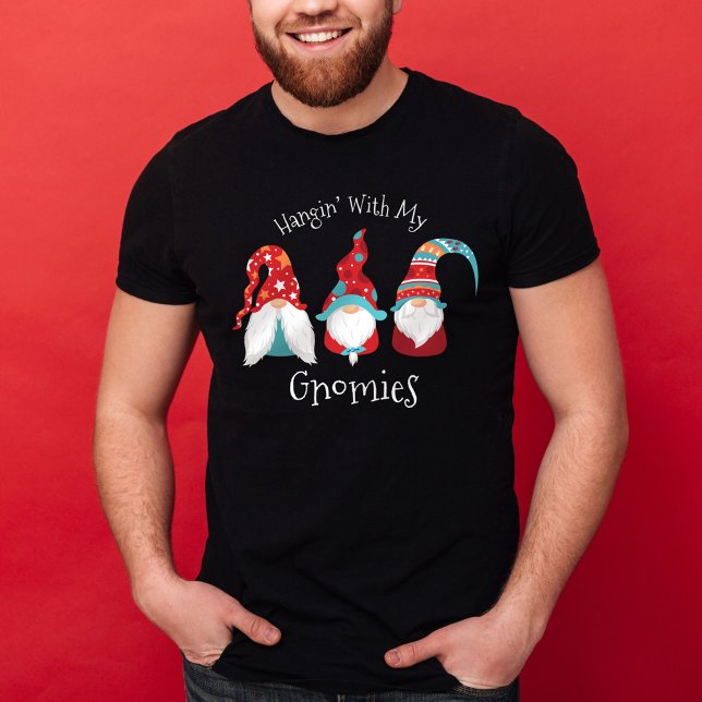 Hangin med min Gnomies Funny Modern Nordic T Shirt (Skapare uppladdad)