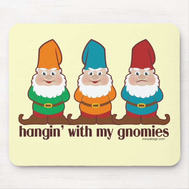 Hangin med min Gnomies Musmatta (Framsidan)