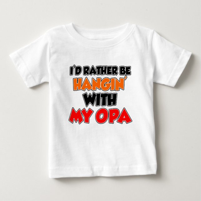 Hangin med min Opa Tee Shirt (Framsida)
