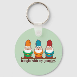 Hangin med mina Gnomies Humor Nyckelring