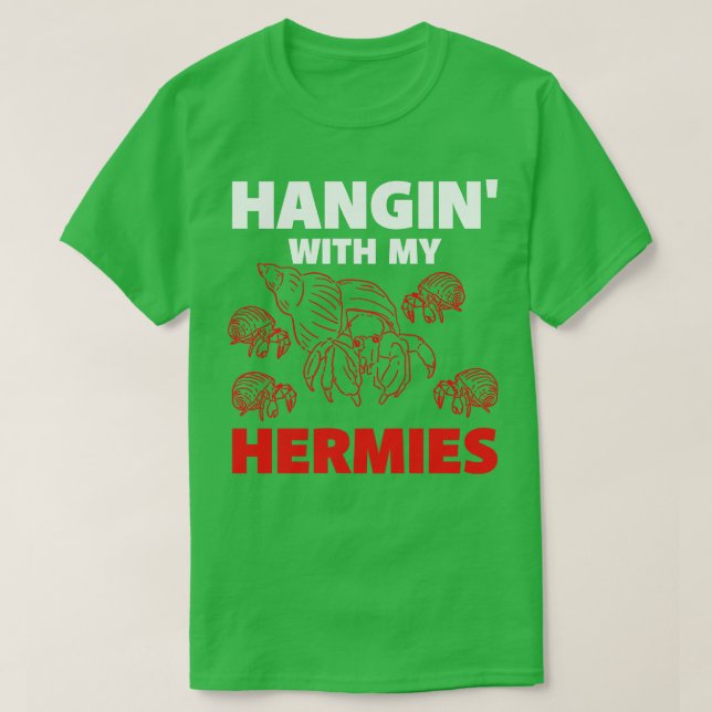Hangin med mina hermier t shirt (Design framsida)