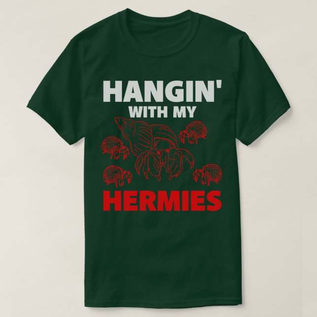 Hangin med mina hermier t shirt (Design framsida)