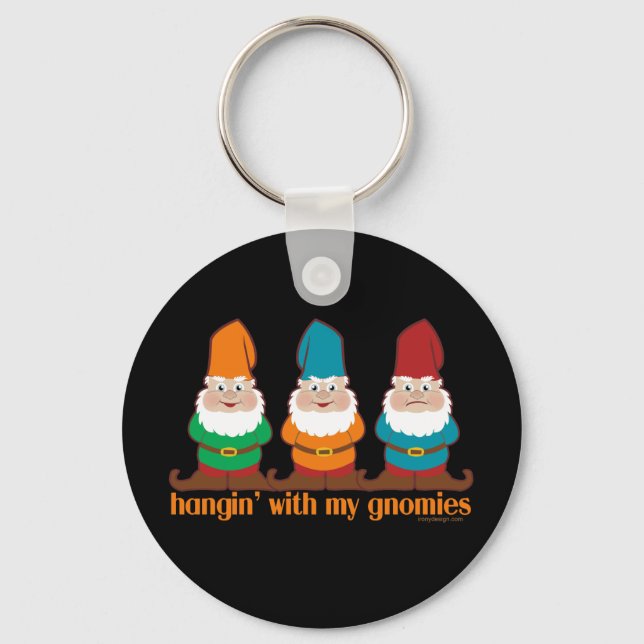 Hangin med mina stjärnor blå nyckelring (Framsida)