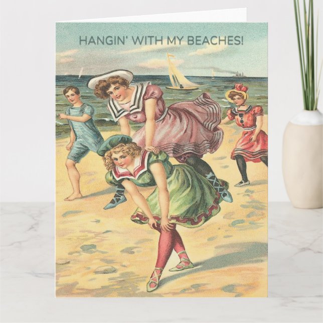 Hangin med mina stränder kort (Framsida)