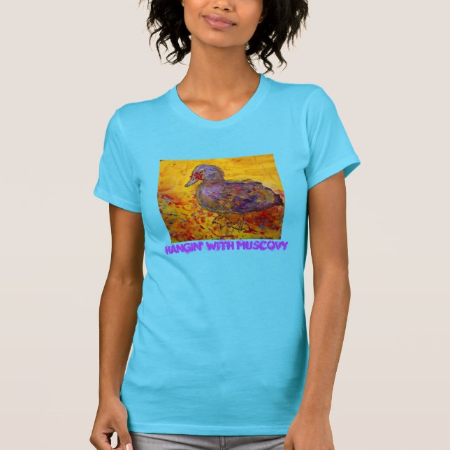 hangin med muscovy t-shirt (Framsida)