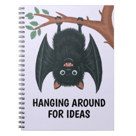 Hanging Fladdermus Anteckningsbok
