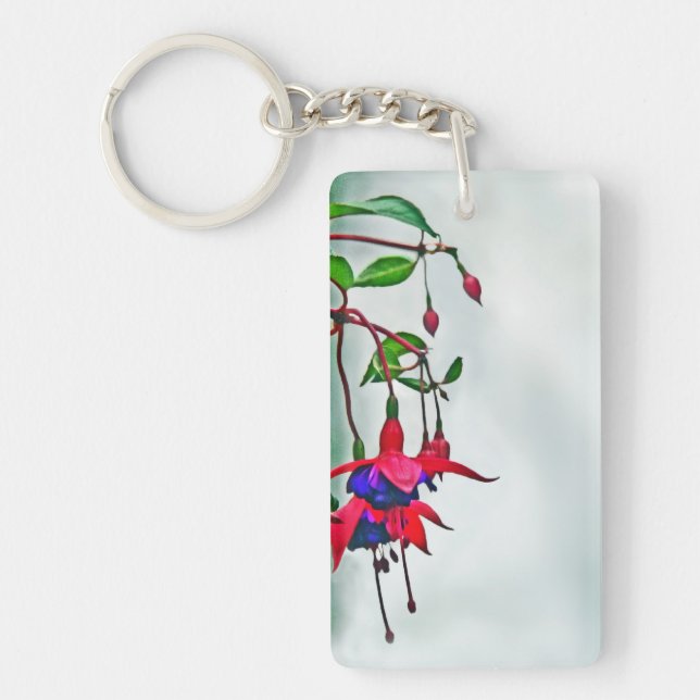 Hanging Fuchsia Nyckelring (Framsidan)