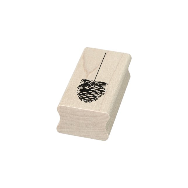 Hanging Gräs Cone-julgummi Art Frimärke Stämpel (Stämpel)