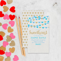 Hanging Kärlek Hearts Little Baby Shower