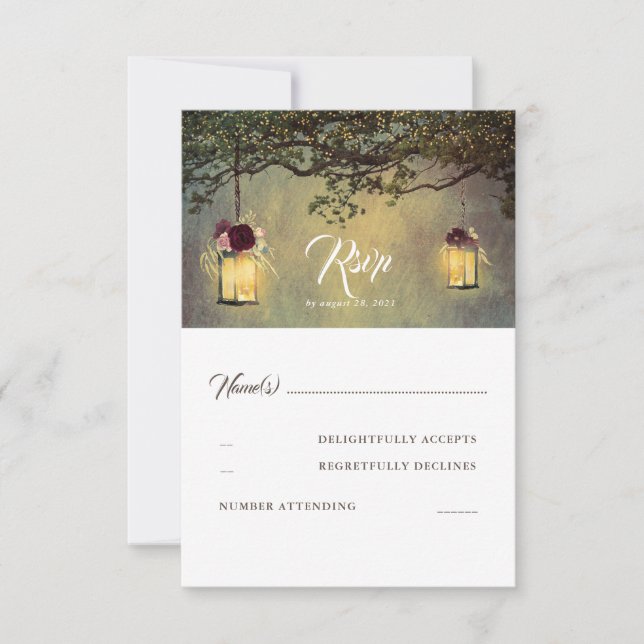 Hanging Lanternor Romantic Fall Wedding OSA (Framsida)
