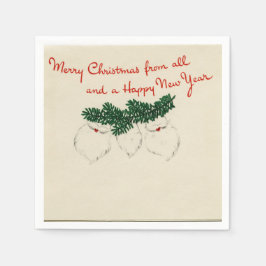 Hanging Santa Beards Pappersservett