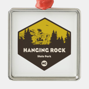 Hanging Sten State Park, North Carolina Julgransprydnad Metall