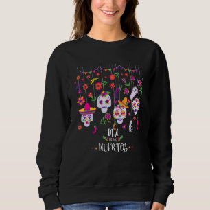 Hanging Sugar Döskallars Dia de Muertos Day of the T Shirt