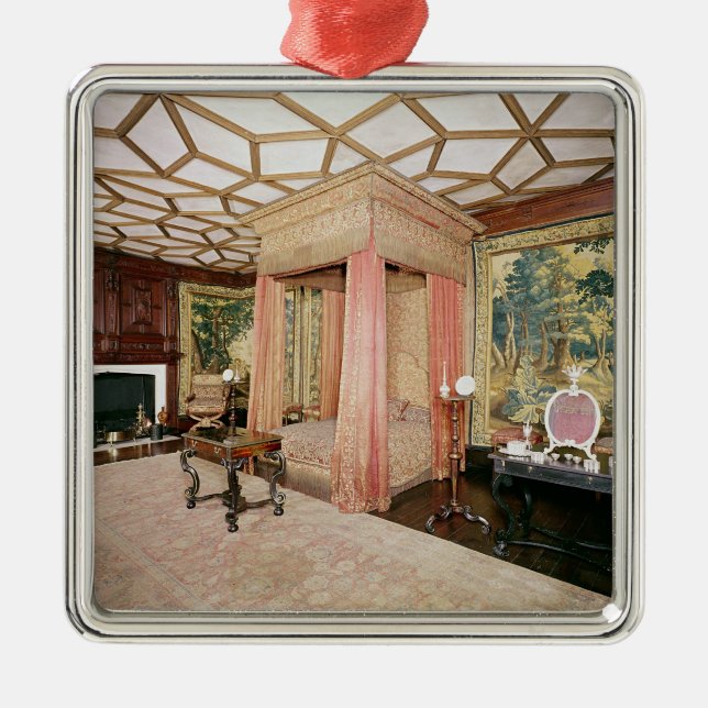 Hangings och sängöverkast julgransprydnad metall (Framsidan)