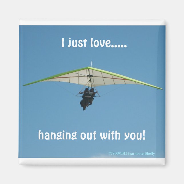 Hanglider-skjutreglage Magnet (Framsidan)