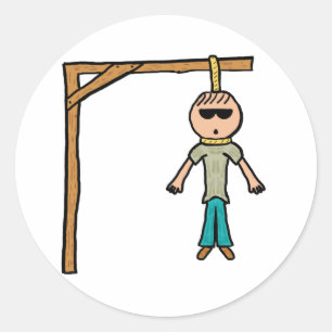 Hangman Runt Klistermärke