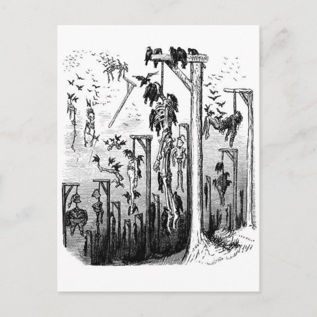 Hangmans-vykort Vykort (Framsida)