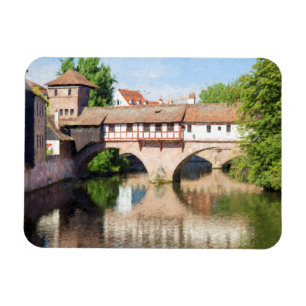 Hangmansen Bridge avbildar Magnet